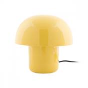 Lampe à poser fat mushroom h20cm métal jaune