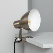 Lampe de Bureau Flex Métal Yarbo avec Pince Nickel