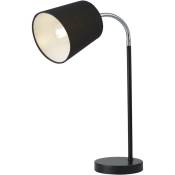 Lighting Collection - Lampe a poser, 1 lumiere, acier doux , matt noir