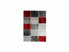 Metro - tapis à motifs cubes rouge 240x340 ALE240302
