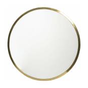 Miroir rond en laiton 60 cm - Cosydar