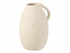 Paris prix - vase design en céramique "cruche" 25cm beige