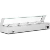 Royal Catering - Bain-Marie Professionnel Maintien Au Chaud Robinet 2000W 4xGN 1/2