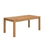 Table repas rectangulaire en bois finition Chêne huilé