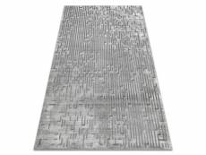 Tapis acrylique vals 3943 labyrinthe vintage gris 250x350