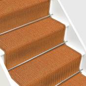 Tapis d'escalier en Sisal Sylt Couleur Terre 100 x 200 cm - Terre