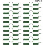 Tinor - Lot de 20 clips de fixation pour serre - Pour tube de serre - Outil fixe - Pour bâche de jardin - Protection solaire. 1.1cm