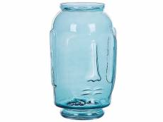 Vase décoratif en verre bleu 31 cm sambar 317948