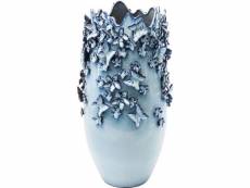"vase papillons bleu clair 50cm"