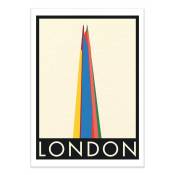 Affiche 50x70 cm - London The Shard - Rosi Feist