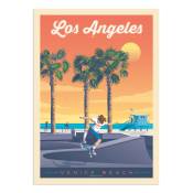 Affiche Los Angeles Venice Beach 50x70 cm