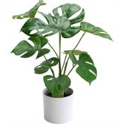 Amadeus - Plante artificielle en pot Monstera 39 cm