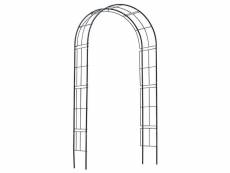 Arche en acier galvanisé noir archéa