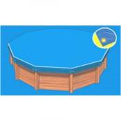 Bâche hiver Eco bleue compatible piscine modèle Cassis