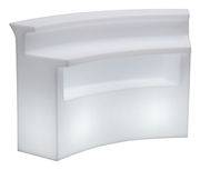 Bar lumineux Break Bar / L 175 cm - Slide blanc en plastique