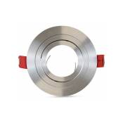 Barcelona Led - Collerette ronde orientable à encastrer GU10 / MR16 - Nickel - Nickel