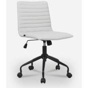 Chaise de bureau ergonomique et réglable grise Zolder Moon