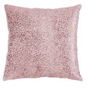 Coussin - rose en polyester 45x45 cm avec un motif à pois