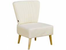 Fauteuil lounge design troy beige