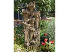 Fontaine de jardin Tiros vieux troncs d'arbre avec