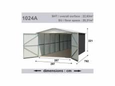 Garage métal gamme a - yardmaster - 22,63 m²