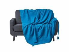 Homescapes jeté de lit ou de canapé - rajput - turquoise - 255 x 360 cm SF1174C