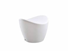 Inspired mantra - cool - tabouret no light outdoor, blanc opale