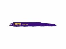 Irwin - 5 lames de scie sabre de démolition pour bois