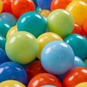 Kiddymoon - 700 ∅ 7Cm Balles Colorées Plastique
