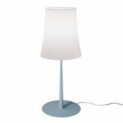 Lampe de table Birdie Easy Large / H 62 cm - Foscarini bleu en plastique