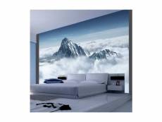 Papier peint montagne entourée de nuages l 400 x h