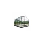 Serre de jardin en verre trempé SEKURIT 4 mm + Base - 4,7 m²