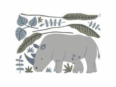 Sticker lilipinso les rhinos 64 x 40 cm