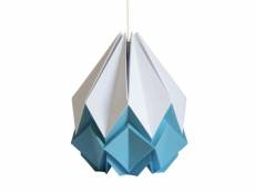 Suspension origami bicolore en papier - taille l