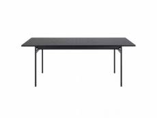 Table à manger en bois 200x90cm black