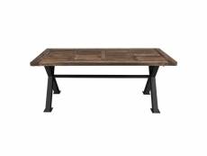 Table rectangulaire emar 8 personnes en bois 200 cm
