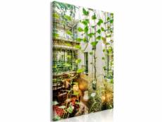 Tableau - cracow: cafe with ivy (1 part) vertical [20x30]