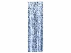 Vidaxl moustiquaire bleu et blanc 90x200 cm chenille 315127