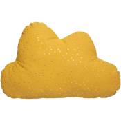 Atmosphera - Coussin enfant Berlingot nuage jaune moutarde