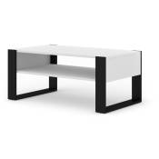 Bim Furniture - Table basse nuka f blanc mat / noir