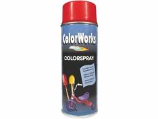 Colorworks - peinture aérosol brillante rouge-clair