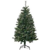 HOMCOM Sapin arbre de Noël artificiel 665 branches + support pied hauteur 150 cm vert