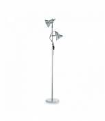 Lampadaire Chrome POLLY 2 ampoules