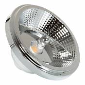 Ledkia - Ampoule LED GU10 AR111 12W 24º Blanc Chaud
