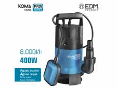 Pompe à eau souillee koma tools 400w. E3-08792