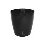 Pot en plastique rond avec réserve d'eau 35 cm Eva