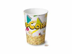 Pot pop-corn en carton 1.05 litres - sdg - lot de 500 - - carton biodégradable1,05