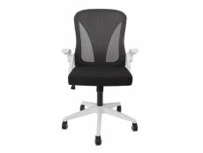 Quick - fauteuil de bureau rabattable noir et blanc