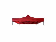 Rebecca mobili housse remplacement gazebo rouge polyester