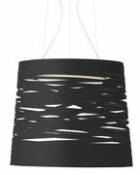 Suspension Tress / Ø 48 x H 41 cm - Foscarini noir en plastique